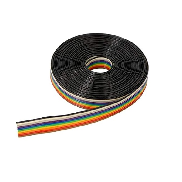 Fil en nappe 10pin multicolore (par mètre)