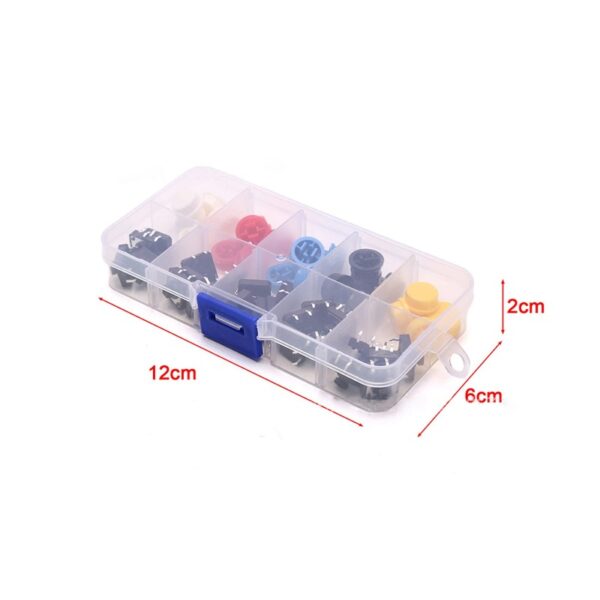 Kit d'interrupteur à bouton 25 pièces
