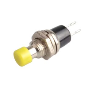 Interrupteur à bouton-poussoir 7mm jaune