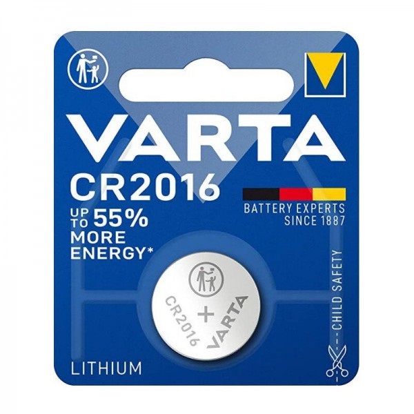 Pile Bouton VARTA CR2016 Lithium 3V