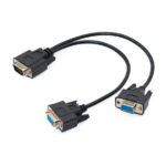 Câble série RS323 DB9 1 Mâles x 2 Femelle
