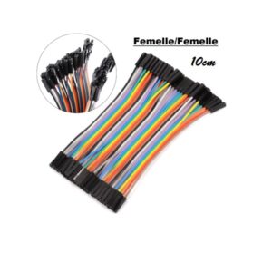 Fil de connexion jumper Femelle-Femelle 10cm